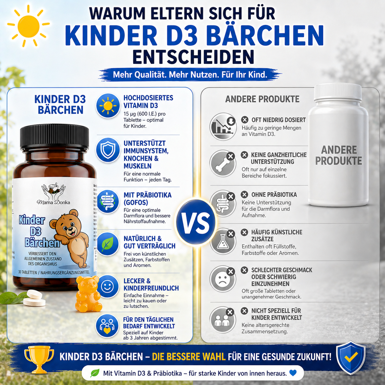 Kinder D3 Bärchen
