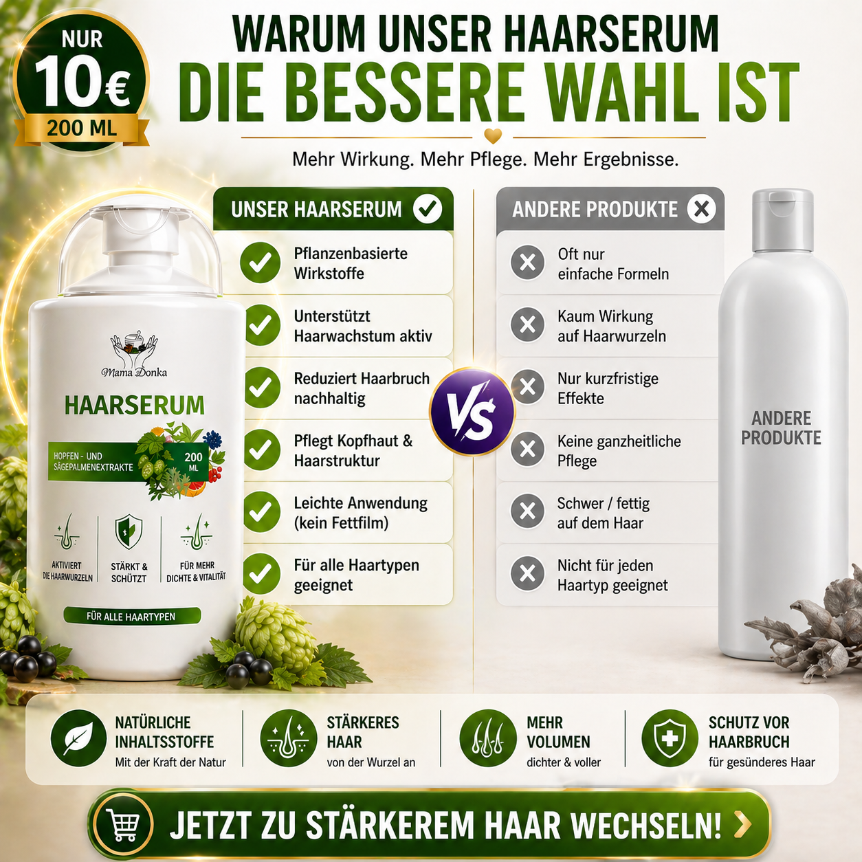 Aktivierendes Haarserum