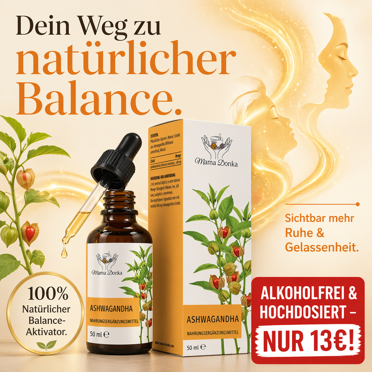 Ashwagandha Tropfen – Natürliche Balance