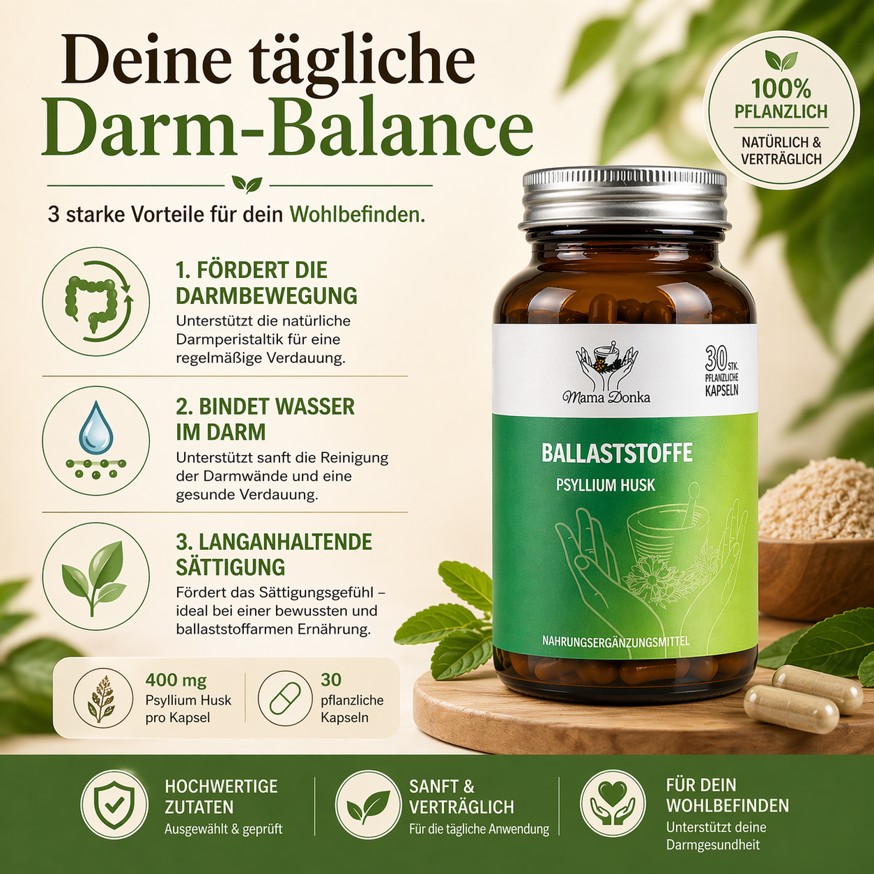 Ballaststoffe – Leichtigkeit, Balance und eine gesunde Verdauung