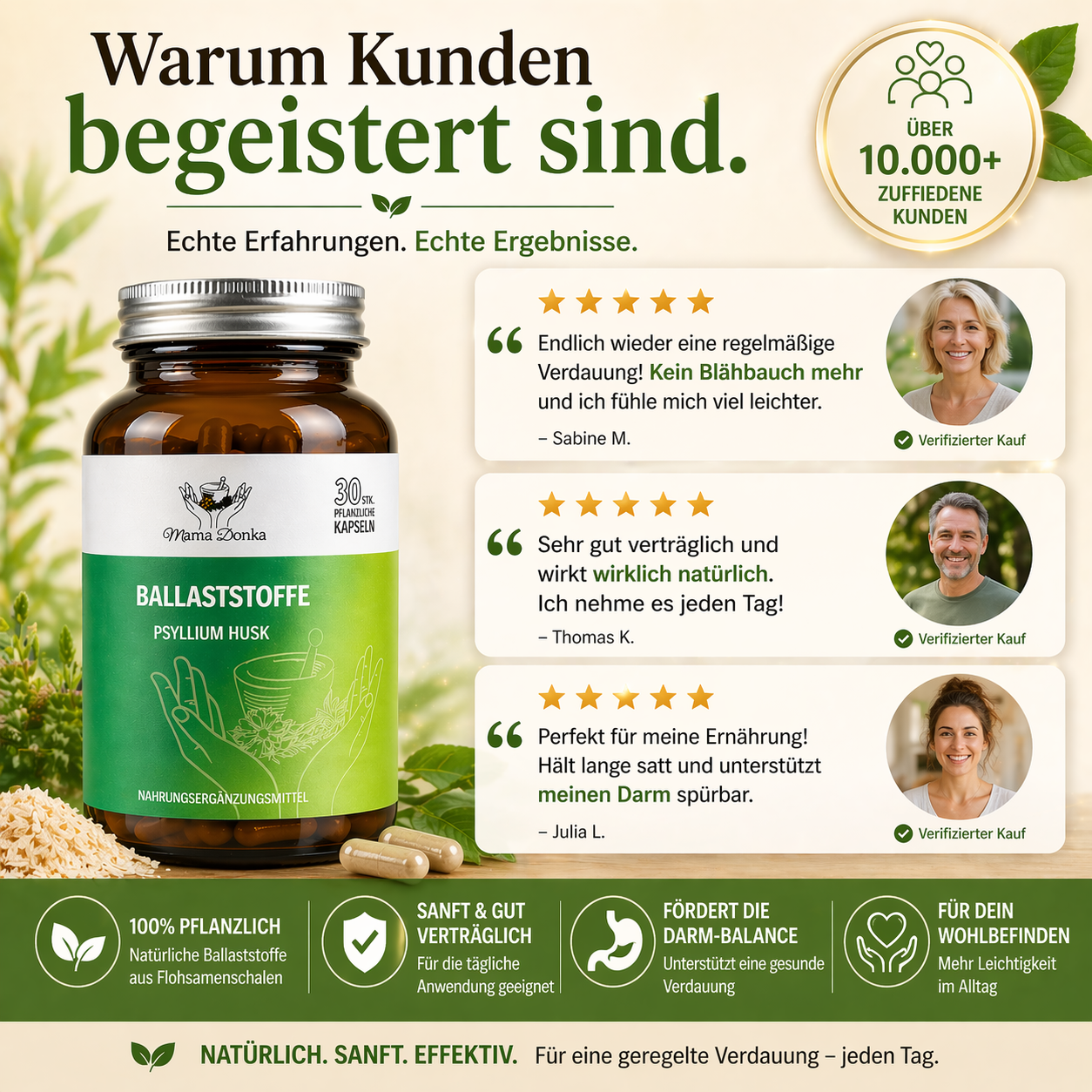 Ballaststoffe – Leichtigkeit, Balance und eine gesunde Verdauung