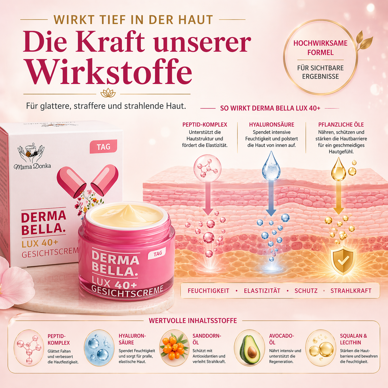 Derma Bella Lux 40+ Tagescreme