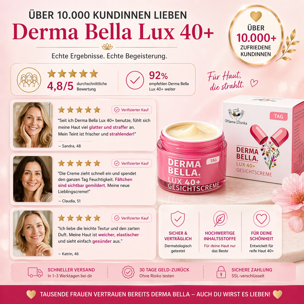 Derma Bella Lux 40+ Tagescreme