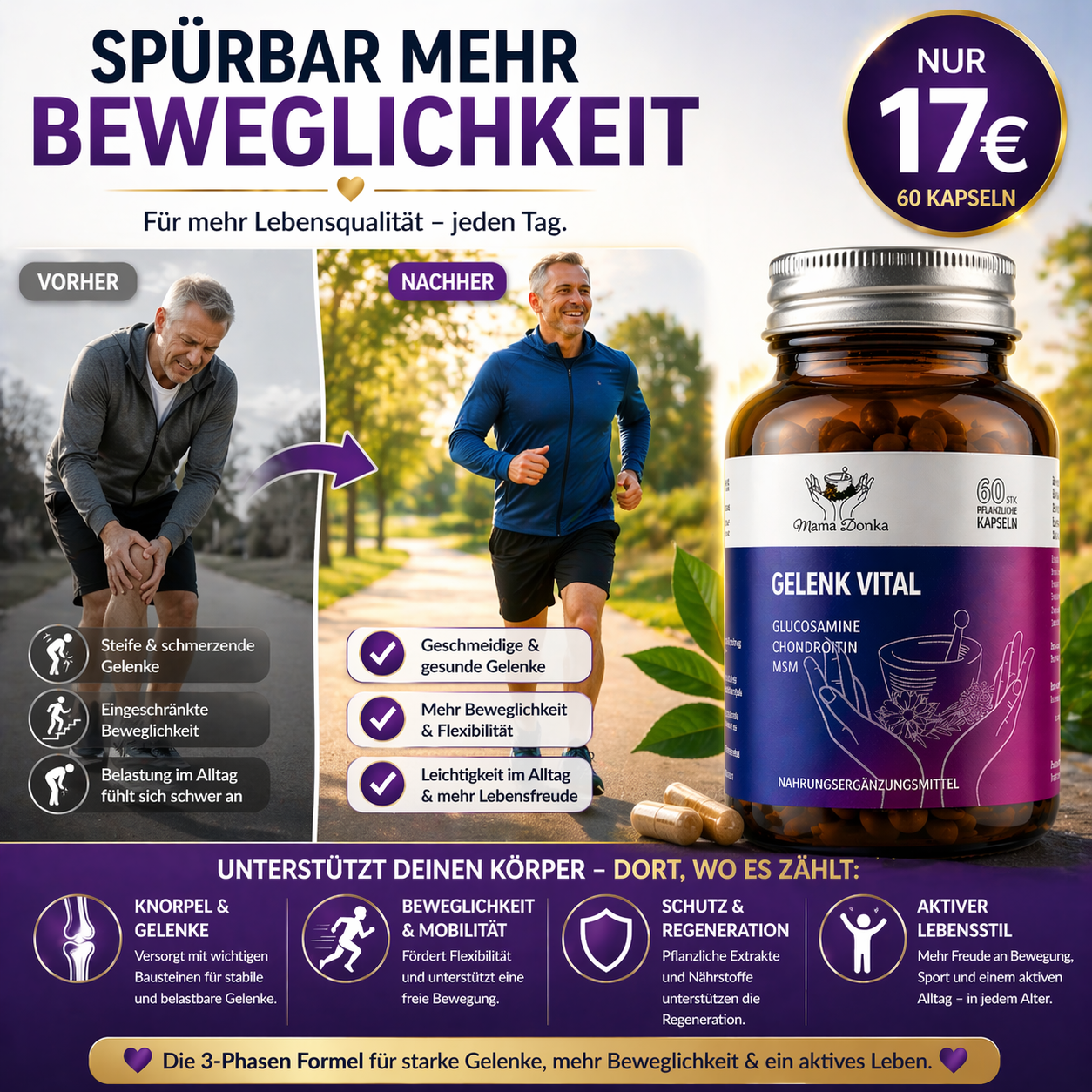 Gelenk Vital – Aktivitäts & Knorpel Komplex
