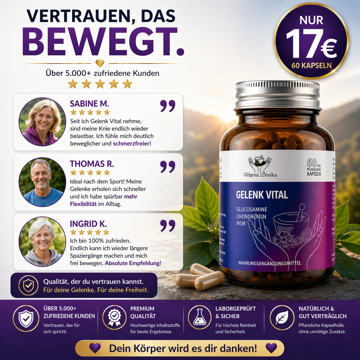 Gelenk Vital – Aktivitäts & Knorpel Komplex