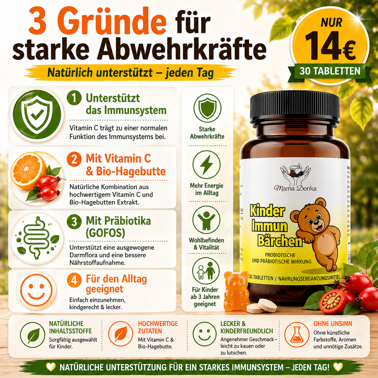 Kinder Immun Bärchen