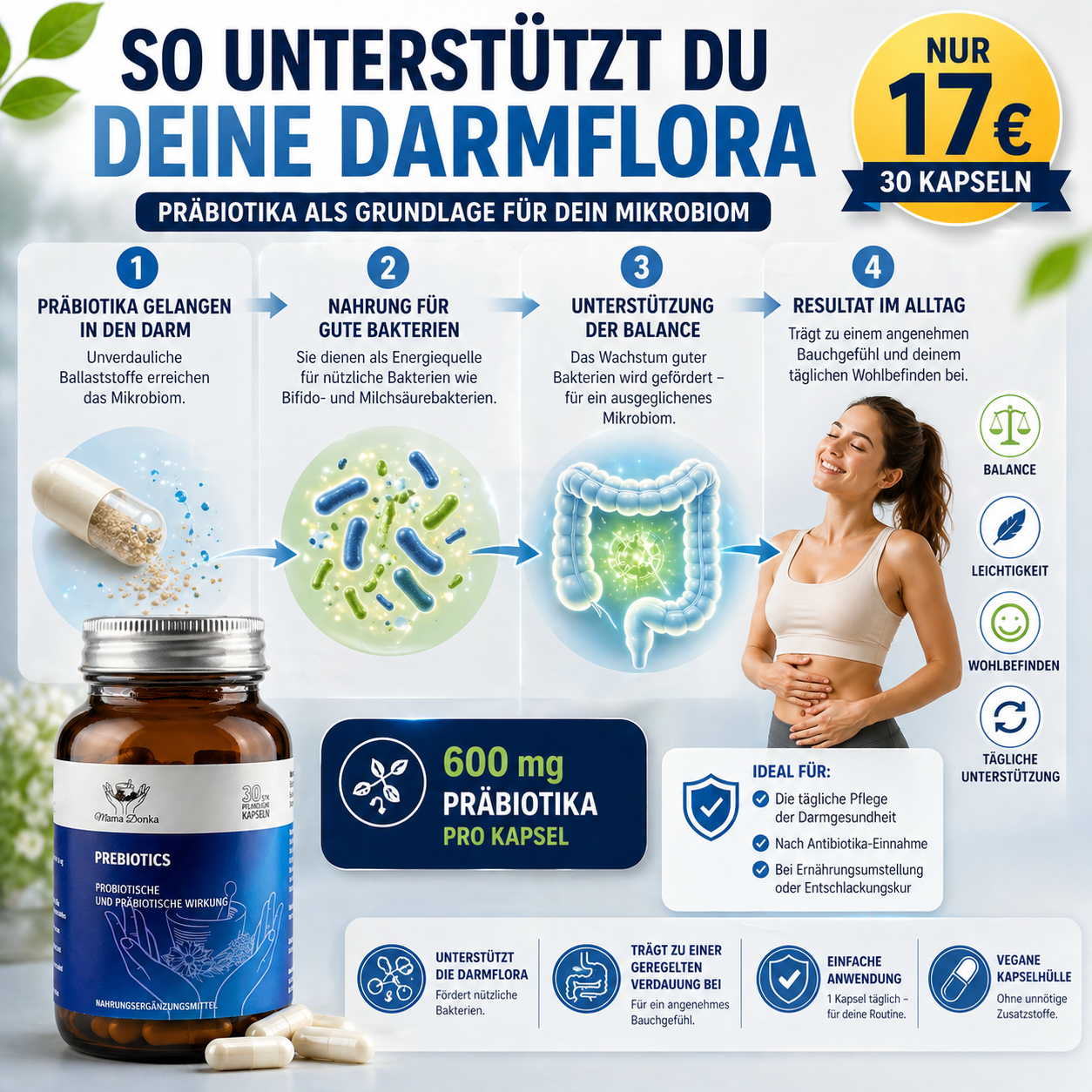 Herba Para Balance und Präbiotika Paket – Ausgeglichenheit und Wohlbefinden im Verdauungsbereich