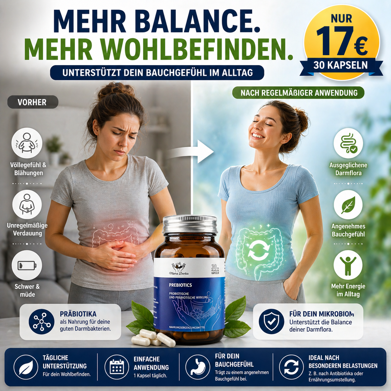 Prebiotiks – Die Nahrung, die das Leben in Ihnen erhält