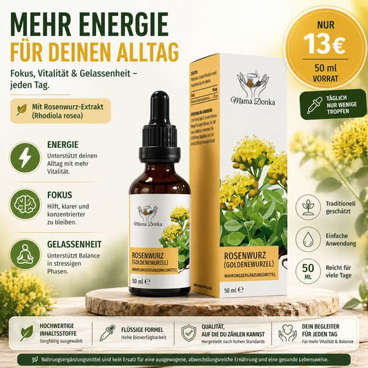 Rosenwurz – Adaptogen Tinktur