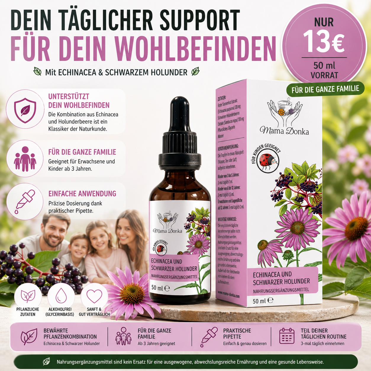 Echinacea & Schwarzer Holunder