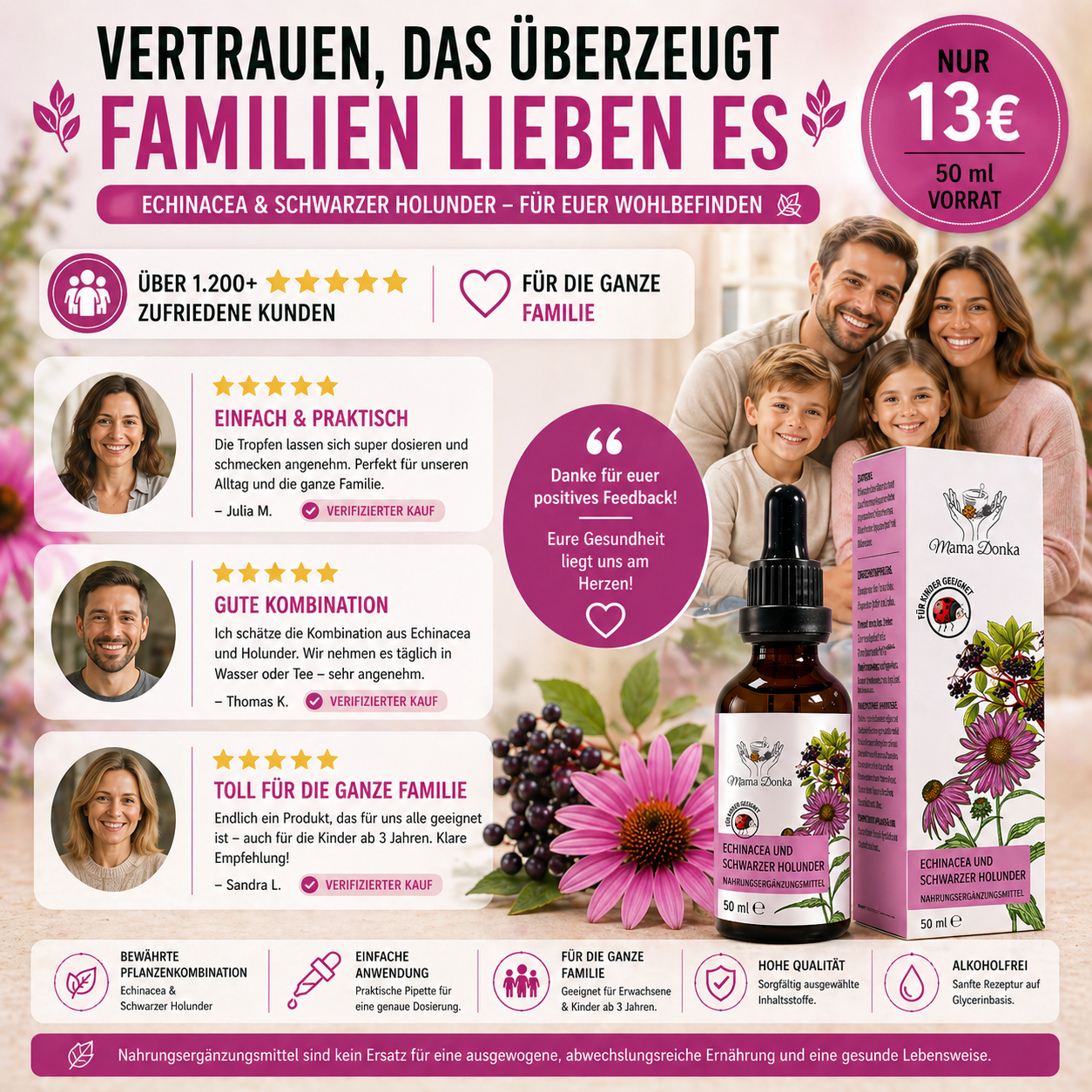 Echinacea & Schwarzer Holunder
