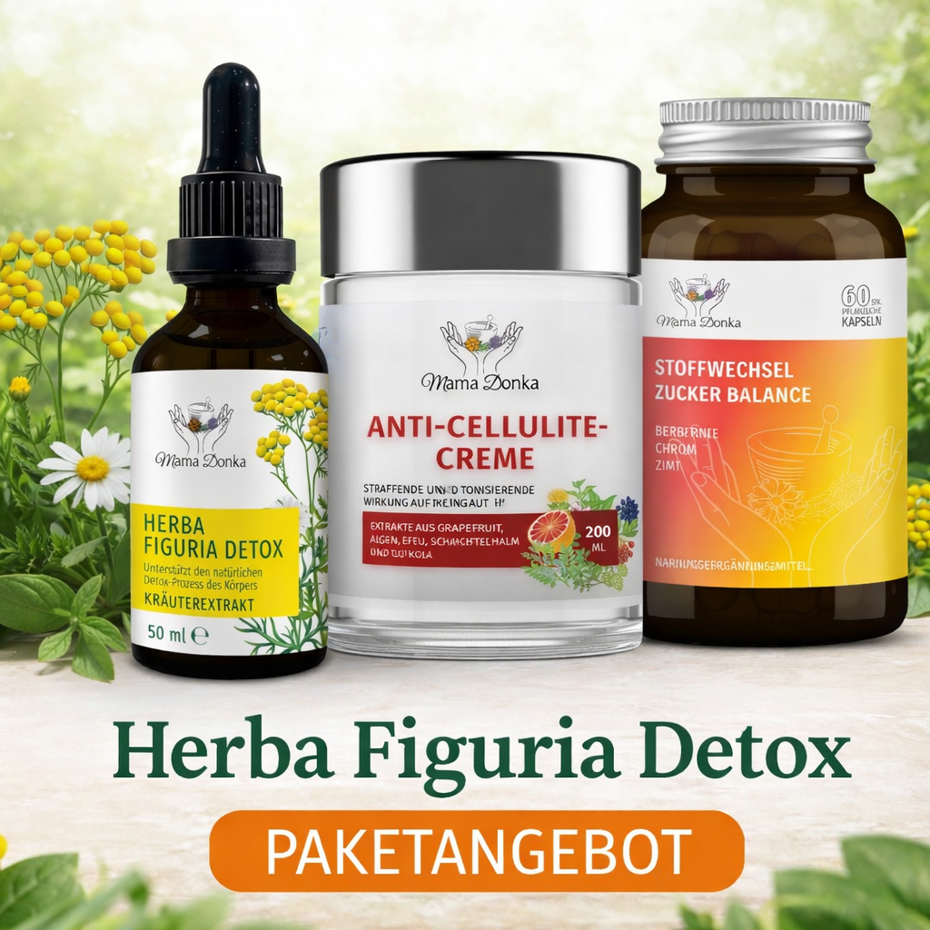 Herba Figuria Detox-Pack – Für eine schlankere Figur, ein leichteres Hautgefühl und ein besseres Hautbild