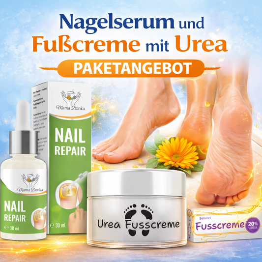 Nagelserum und Fußcreme mit Urea Set