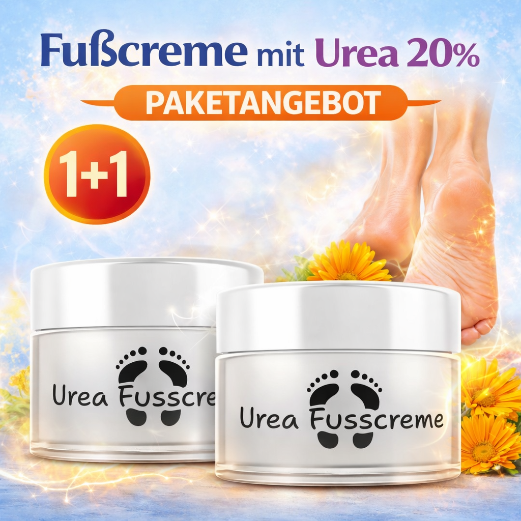 Fußcreme mit 20% Urea - 2 Stück